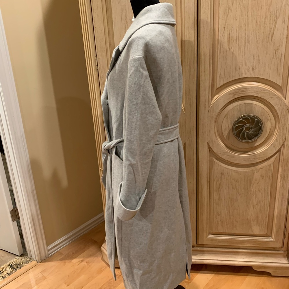 Zara Manteco Wool Blend Gray Coat Size Small NWT 2168/746 - Picture 7 of 9